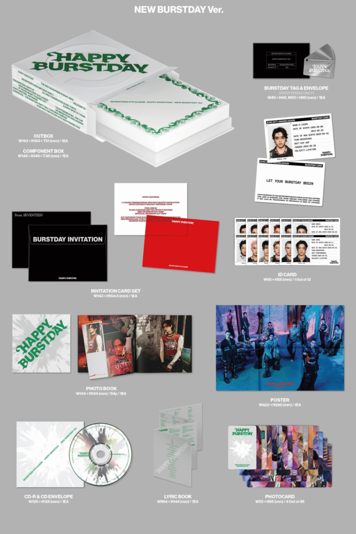 SEVENTEEN 5th Album HAPPY BURSTDAY - obrazek 4