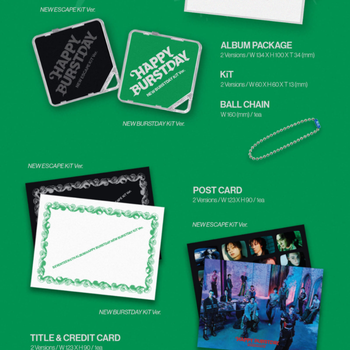 SEVENTEEN 5th Album HAPPY BURSTDAY (KiT Ver) - obrazek 3