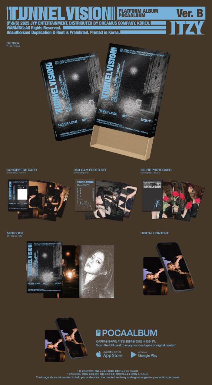 ITZY 11th Mini Album [TUNNEL VISION] (POCAALBUM Ver.) - obrazek 3