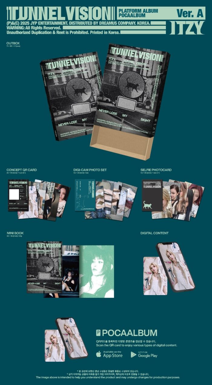 ITZY 11th Mini Album [TUNNEL VISION] (POCAALBUM Ver.) - obrazek 2