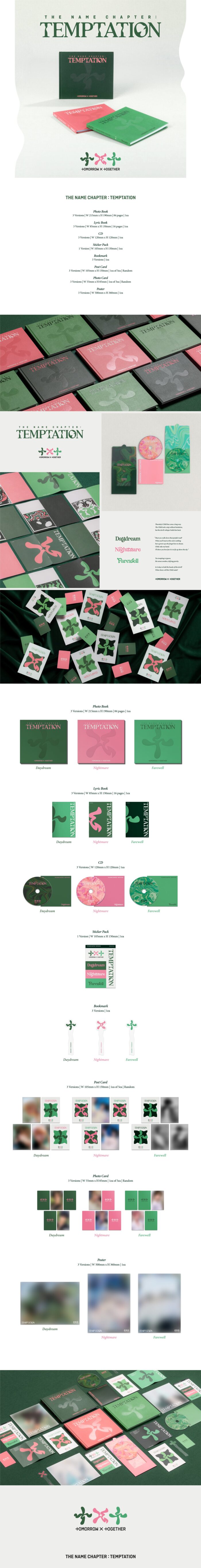 TOMORROW X TOGETHER 5th Mini Album [THE NAME CHAPTER: TEMPTATION] - obrazek 6