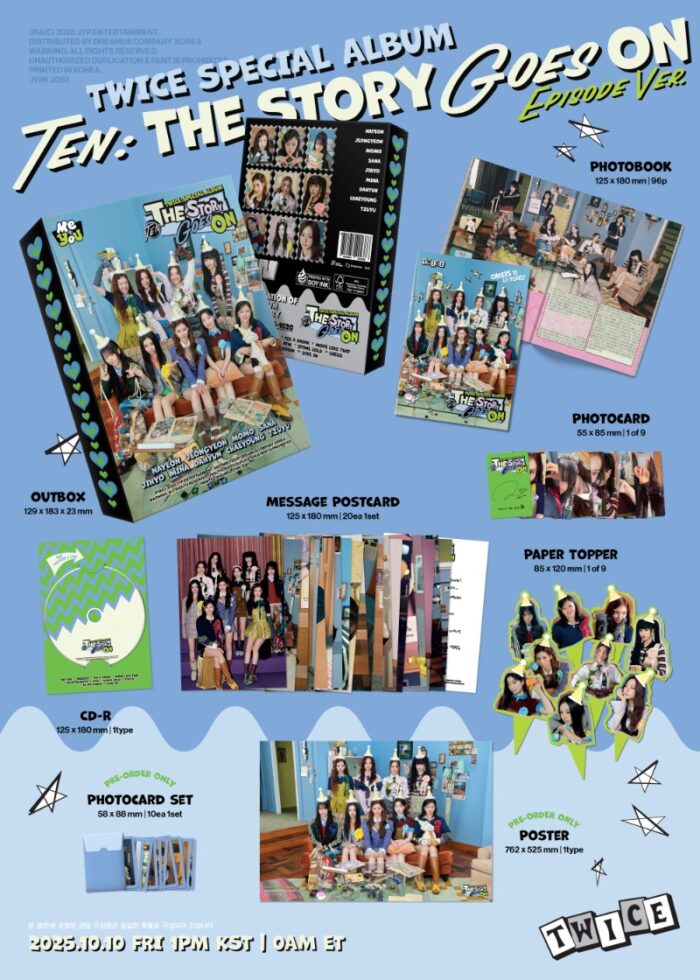 TWICE Special Album [TEN: The Story Goes On] (EPISODE Ver.) - obrazek 2