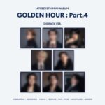 ATEEZ 13th Mini Album GOLDEN HOUR : Part.4 (Digipack Ver.)