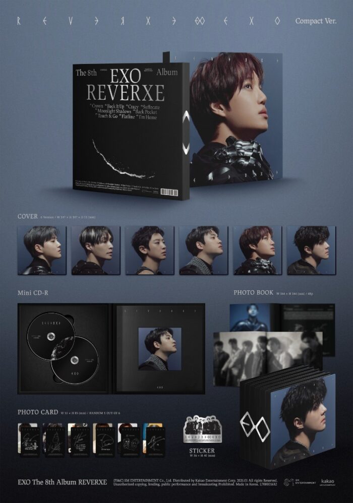 EXO 8th Full Album REVERXE (Compact Ver.) - obrazek 2