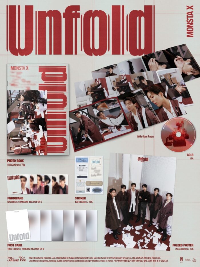 MONSTA X - ENGLISH ALBUM [Unfold] - obrazek 3