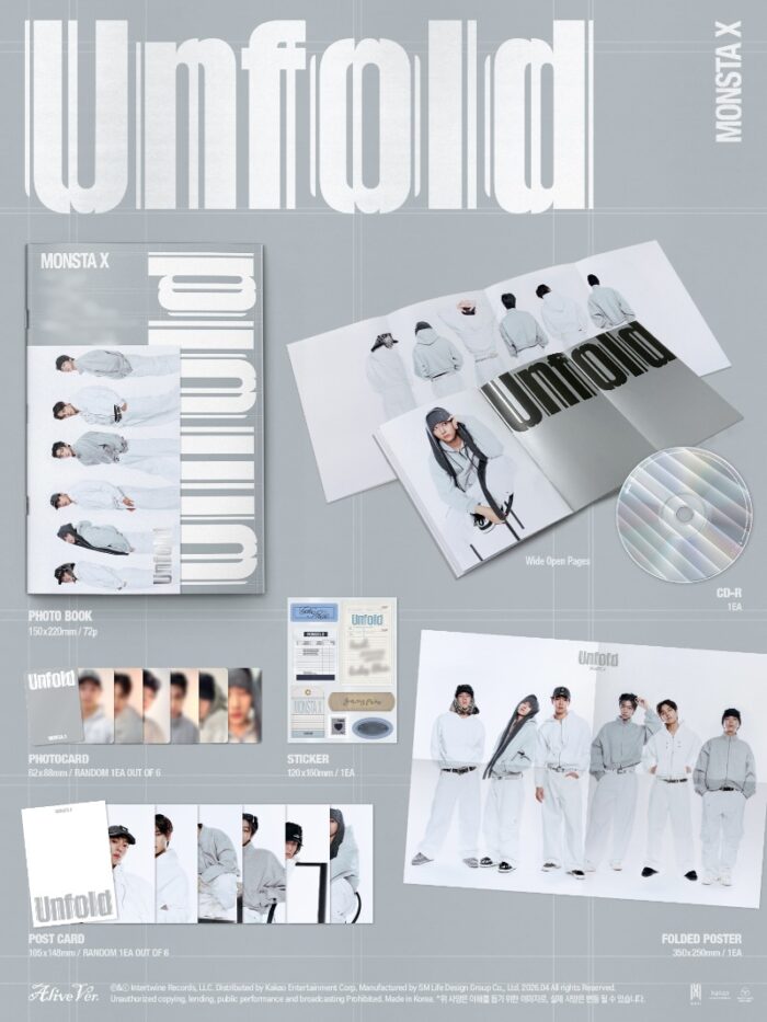 MONSTA X - ENGLISH ALBUM [Unfold] - obrazek 5