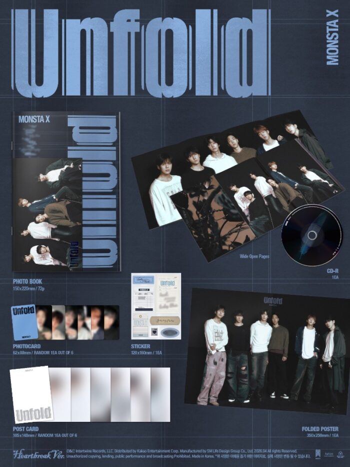 MONSTA X - ENGLISH ALBUM [Unfold] - obrazek 2