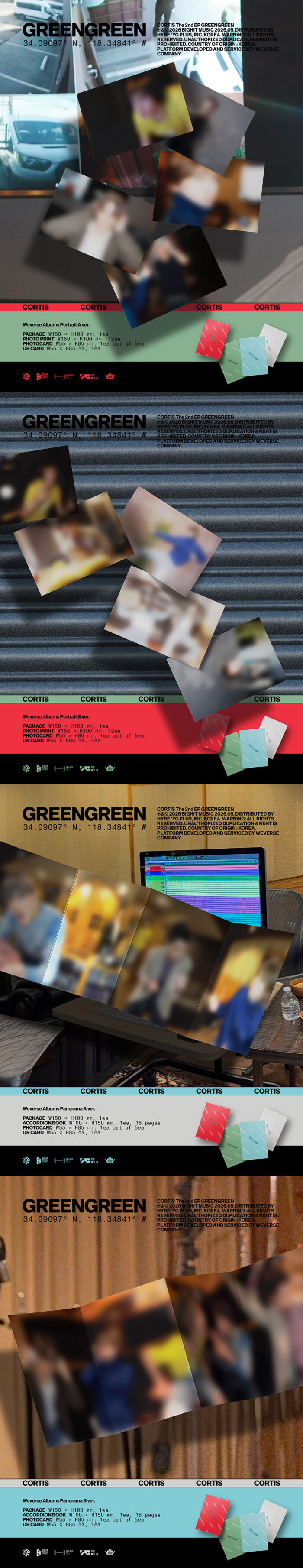 CORTIS 2nd EP [GREENGREEN] (Weverse Albums Ver.) - obrazek 2