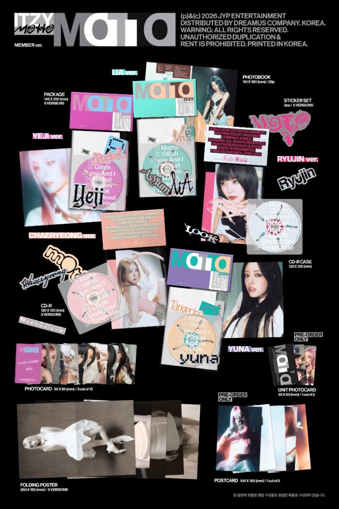 ITZY 12th Mini Album [Motto] (MEMBER Ver.) - obrazek 2