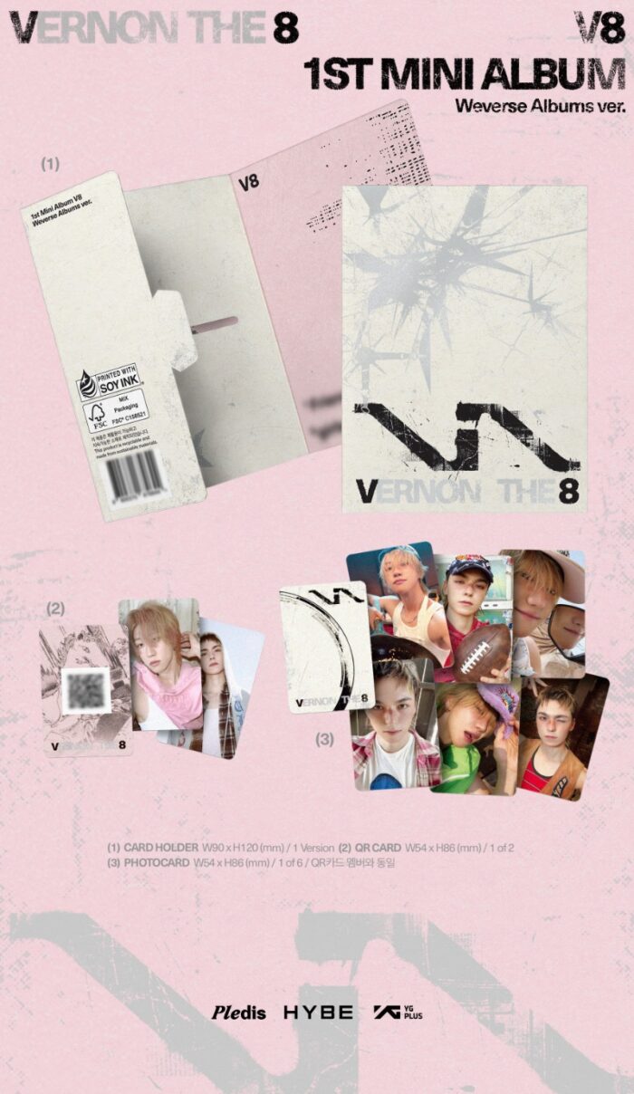 V8 (SEVENTEEN) 1st Mini Album [V8] (Weverse Albums ver.) - obrazek 2