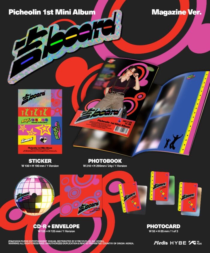 Picheolin - 1st Mini Album [吉BOARD] (Magazine Ver.) - obrazek 2
