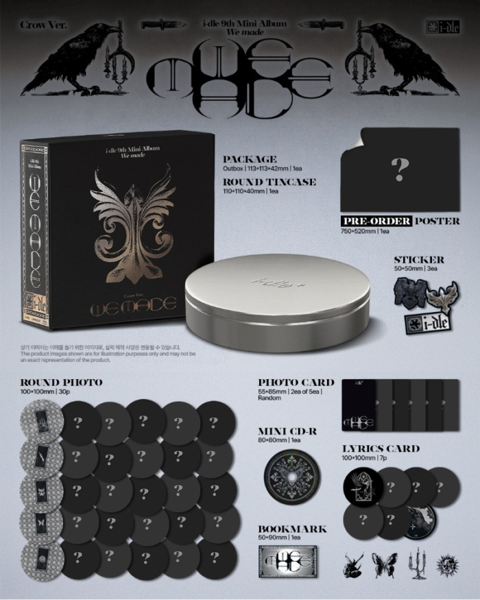 I-dle 9th Mini Album [We made] (Crow Ver.) - obrazek 2