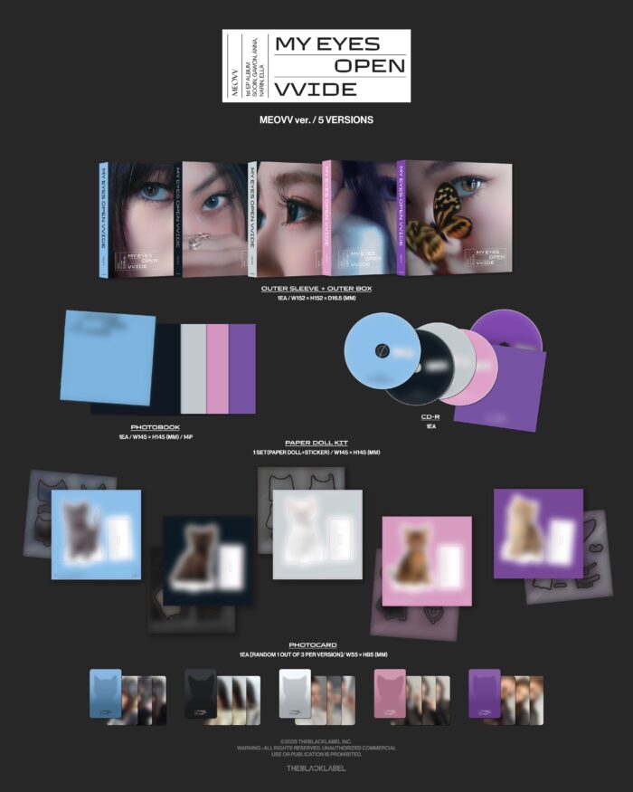 MEOVV 1st EP Album [MY EYES OPEN VVIDE] (MEOVV Ver.) - obrazek 2