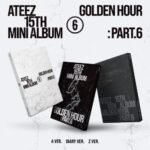 ATEEZ 15th mini album [GOLDEN HOUR : Part.6] (A Ver. / DIARY Ver. / Z Ver)