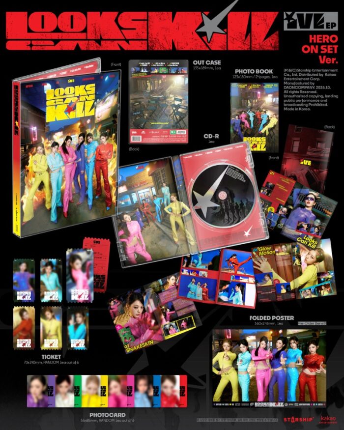 IVE 5th EP [Looks Can Kill] (HERO COMICS Ver. / HERO ON SET Ver.) - obrazek 4