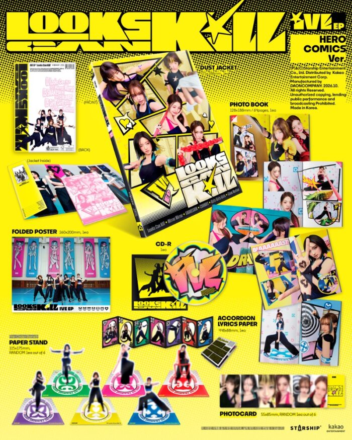 IVE 5th EP [Looks Can Kill] (HERO COMICS Ver. / HERO ON SET Ver.) - obrazek 3